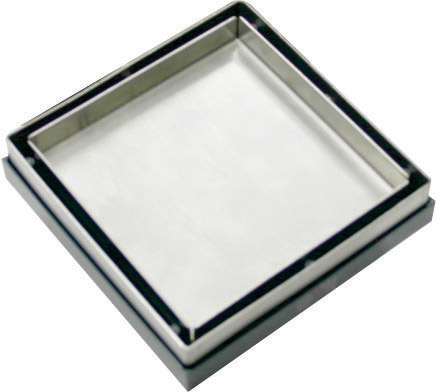 Square tile Insert (Smart tile) Grate 100mm