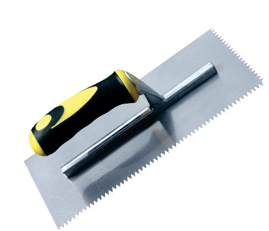 Roberts Designs stainless steel V' notch maxi grip trowel