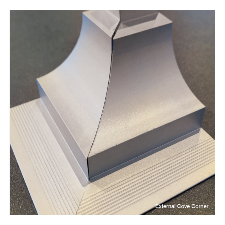 Roberts Designs Cove Trim - External Corner Interior